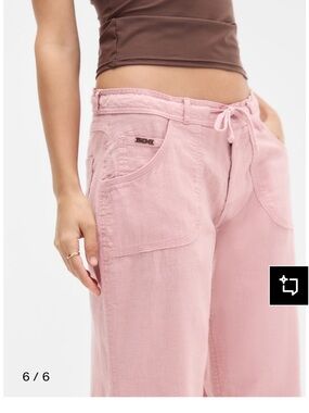 Urban Outfitters Pink Wide Leg Pants